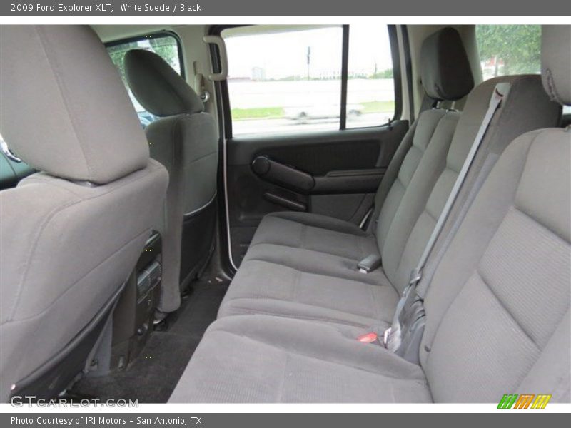 White Suede / Black 2009 Ford Explorer XLT