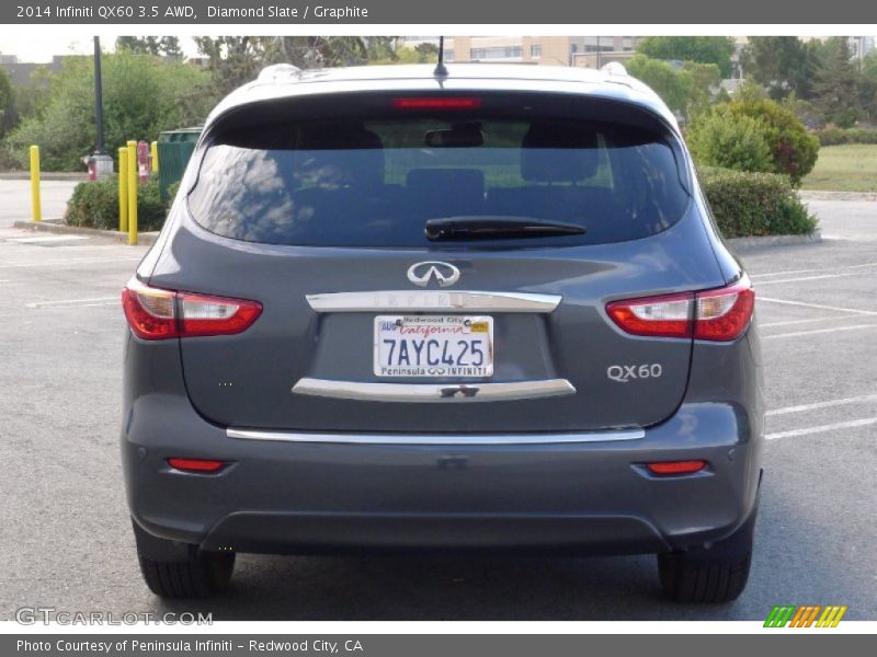 Diamond Slate / Graphite 2014 Infiniti QX60 3.5 AWD