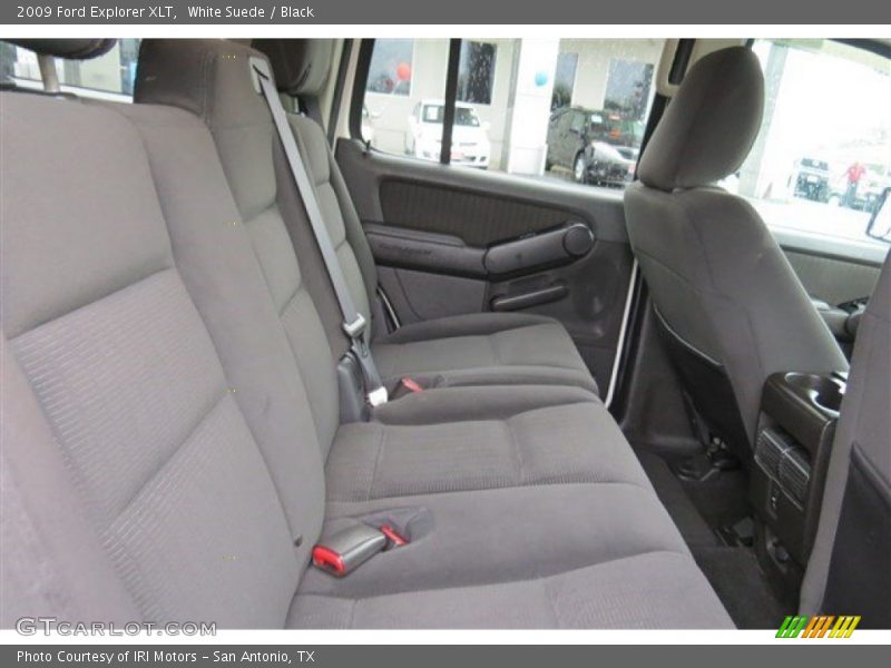 White Suede / Black 2009 Ford Explorer XLT