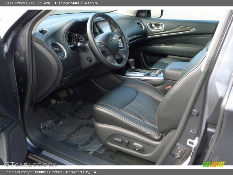 Diamond Slate / Graphite 2014 Infiniti QX60 3.5 AWD