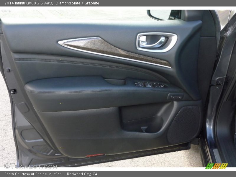 Diamond Slate / Graphite 2014 Infiniti QX60 3.5 AWD