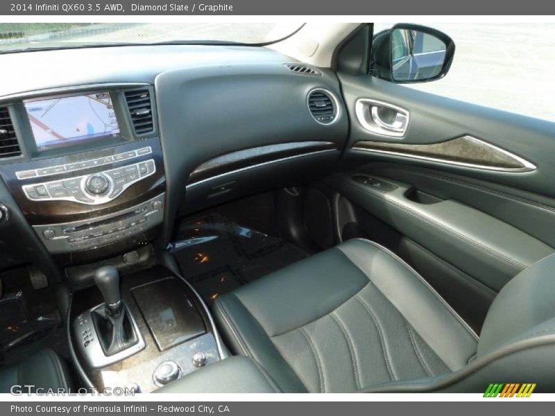 Diamond Slate / Graphite 2014 Infiniti QX60 3.5 AWD