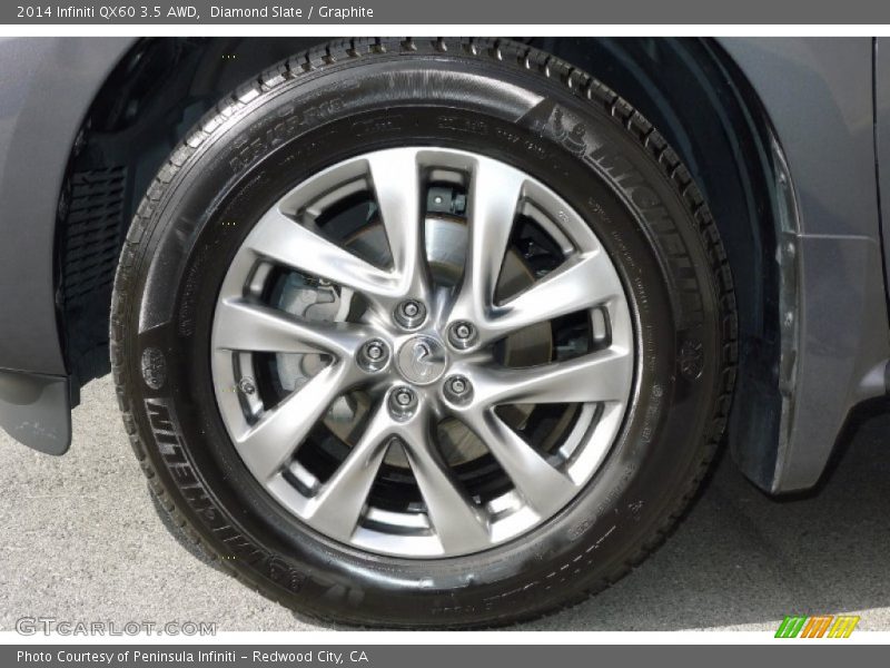 Diamond Slate / Graphite 2014 Infiniti QX60 3.5 AWD