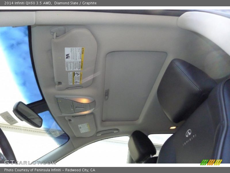 Diamond Slate / Graphite 2014 Infiniti QX60 3.5 AWD