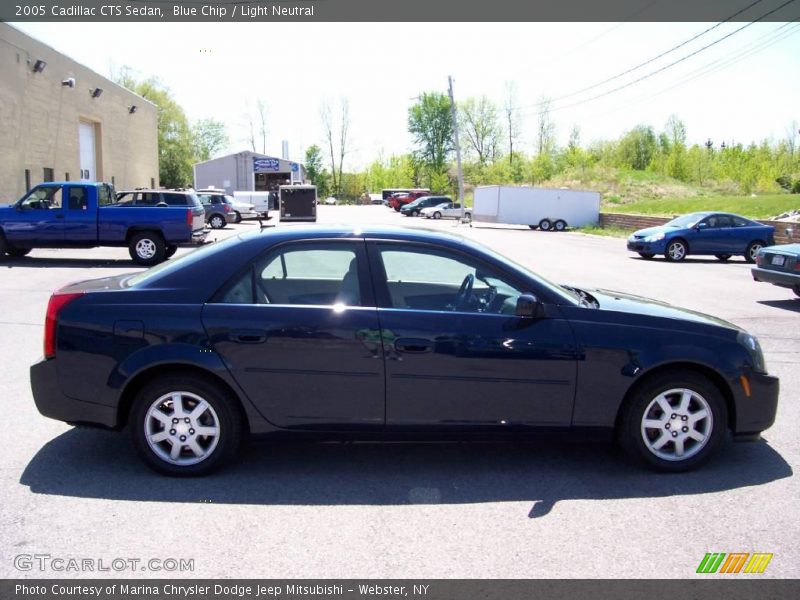 Blue Chip / Light Neutral 2005 Cadillac CTS Sedan