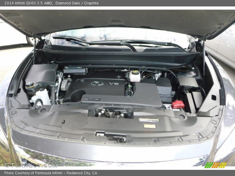 Diamond Slate / Graphite 2014 Infiniti QX60 3.5 AWD