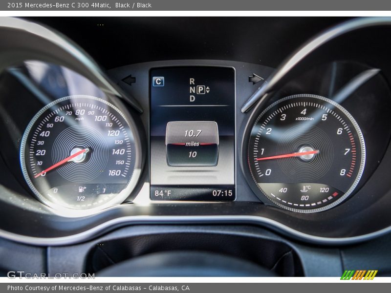 Black / Black 2015 Mercedes-Benz C 300 4Matic