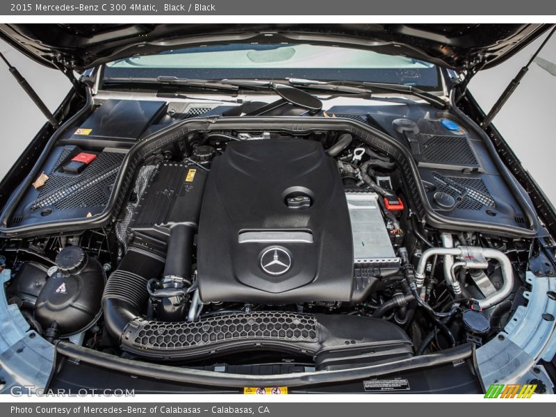 Black / Black 2015 Mercedes-Benz C 300 4Matic