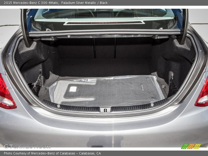 Paladium Silver Metallic / Black 2015 Mercedes-Benz C 300 4Matic
