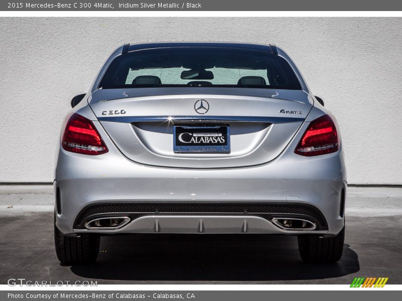 Iridium Silver Metallic / Black 2015 Mercedes-Benz C 300 4Matic