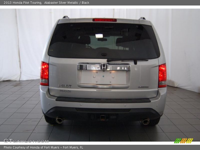 Alabaster Silver Metallic / Black 2013 Honda Pilot Touring