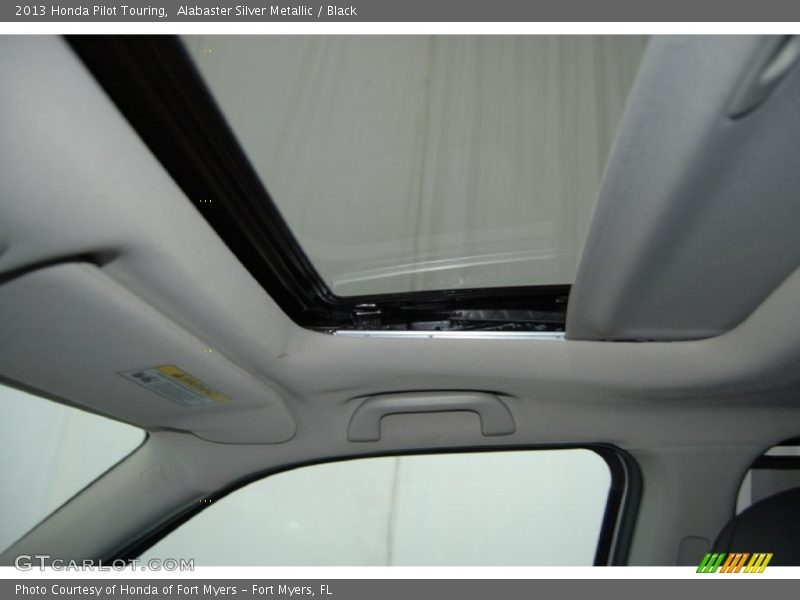 Alabaster Silver Metallic / Black 2013 Honda Pilot Touring