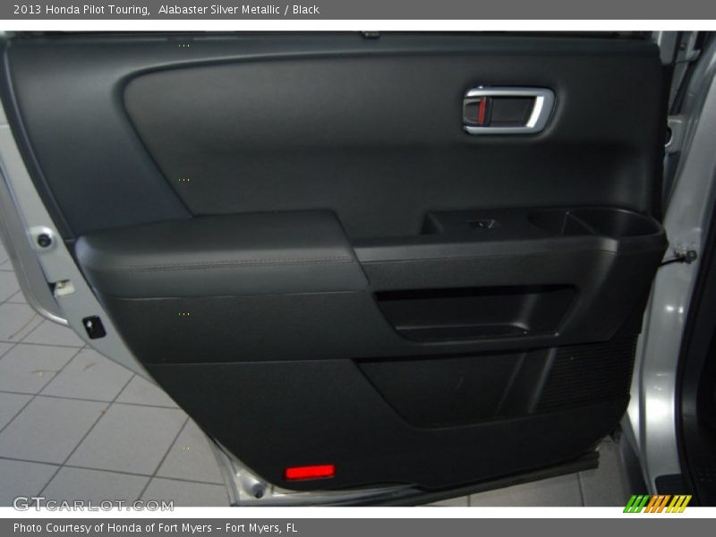 Alabaster Silver Metallic / Black 2013 Honda Pilot Touring