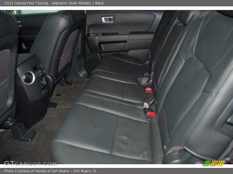 Alabaster Silver Metallic / Black 2013 Honda Pilot Touring