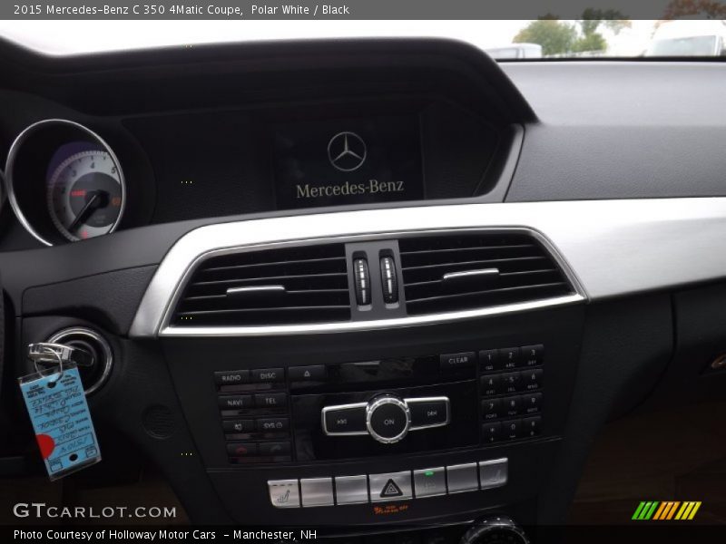 Polar White / Black 2015 Mercedes-Benz C 350 4Matic Coupe