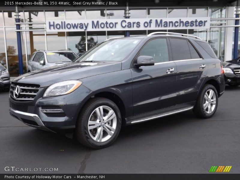 Steel Grey Metallic / Black 2015 Mercedes-Benz ML 350 4Matic