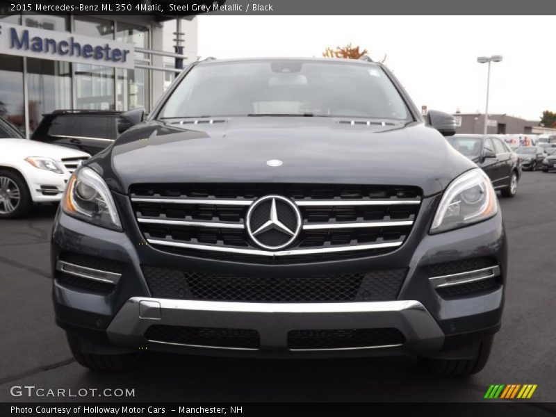 Steel Grey Metallic / Black 2015 Mercedes-Benz ML 350 4Matic