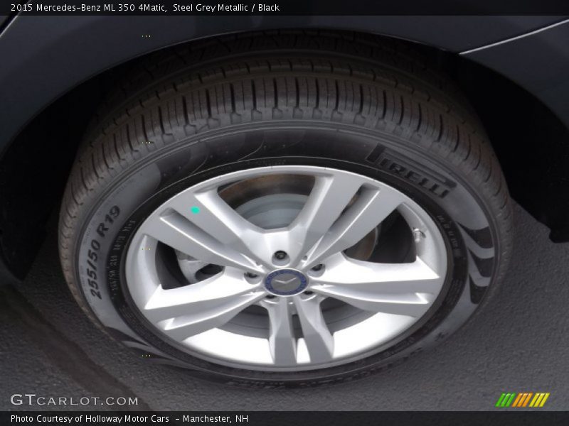 Steel Grey Metallic / Black 2015 Mercedes-Benz ML 350 4Matic