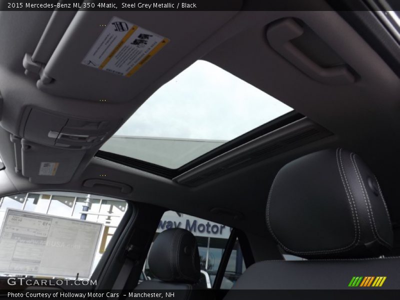 Steel Grey Metallic / Black 2015 Mercedes-Benz ML 350 4Matic