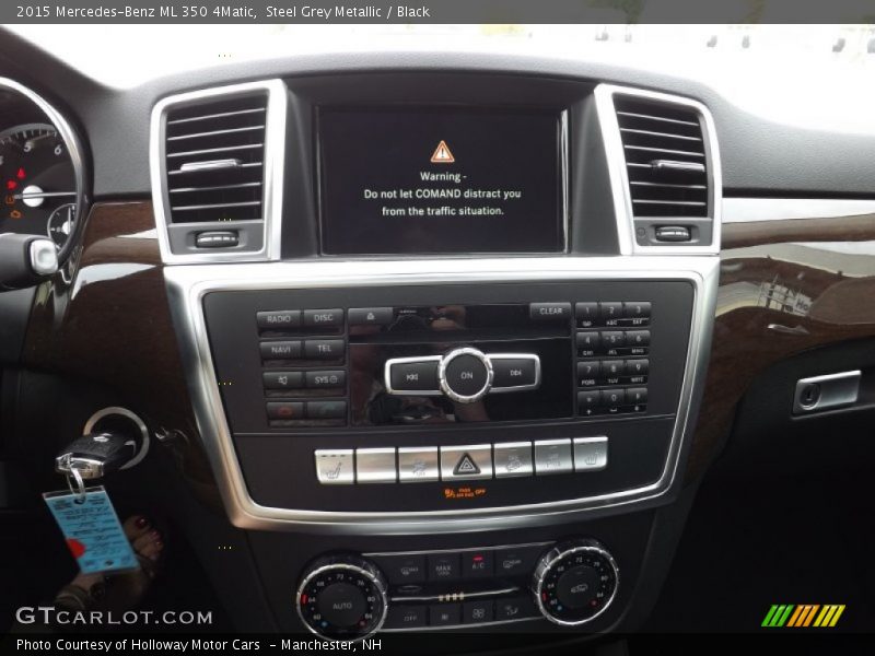 Steel Grey Metallic / Black 2015 Mercedes-Benz ML 350 4Matic
