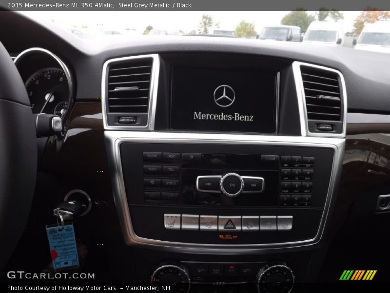 Steel Grey Metallic / Black 2015 Mercedes-Benz ML 350 4Matic