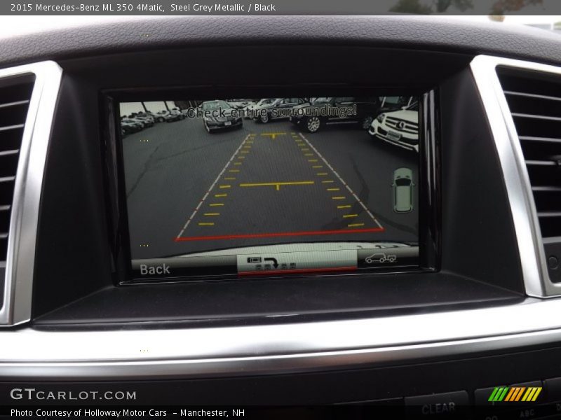 Steel Grey Metallic / Black 2015 Mercedes-Benz ML 350 4Matic