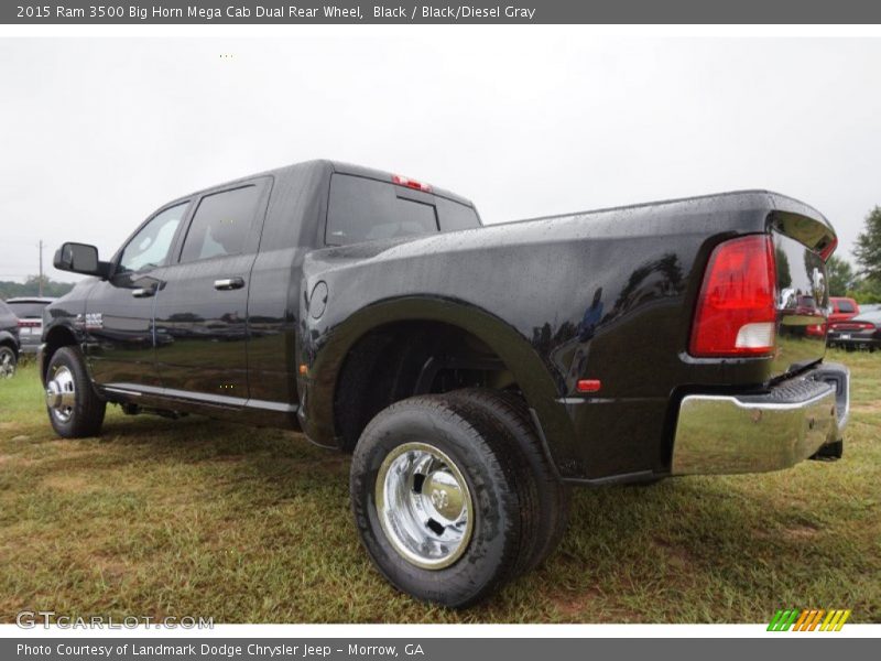  2015 3500 Big Horn Mega Cab Dual Rear Wheel Black