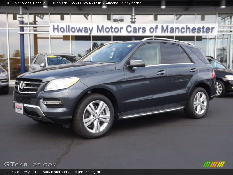 Steel Grey Metallic / Almond Beige/Mocha 2015 Mercedes-Benz ML 350 4Matic
