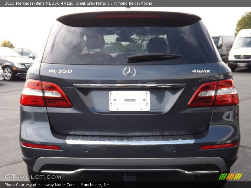 Steel Grey Metallic / Almond Beige/Mocha 2015 Mercedes-Benz ML 350 4Matic