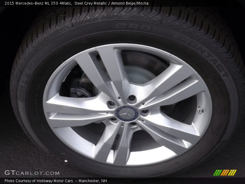 Steel Grey Metallic / Almond Beige/Mocha 2015 Mercedes-Benz ML 350 4Matic