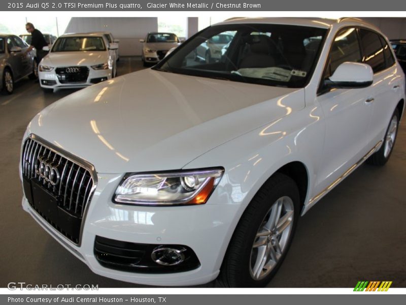 Glacier White Metallic / Chestnut Brown 2015 Audi Q5 2.0 TFSI Premium Plus quattro