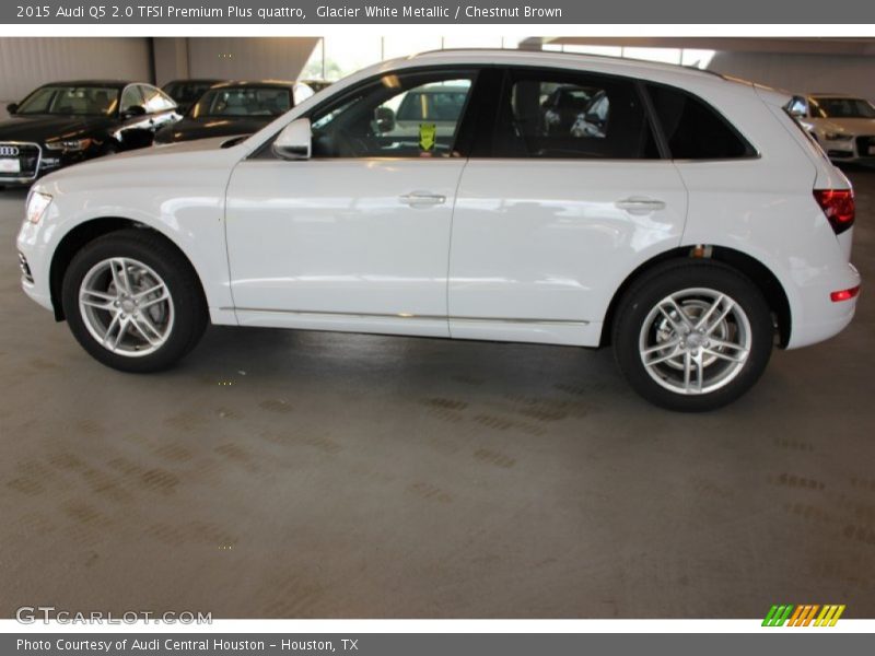 Glacier White Metallic / Chestnut Brown 2015 Audi Q5 2.0 TFSI Premium Plus quattro