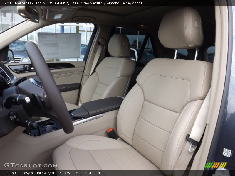 Steel Grey Metallic / Almond Beige/Mocha 2015 Mercedes-Benz ML 350 4Matic