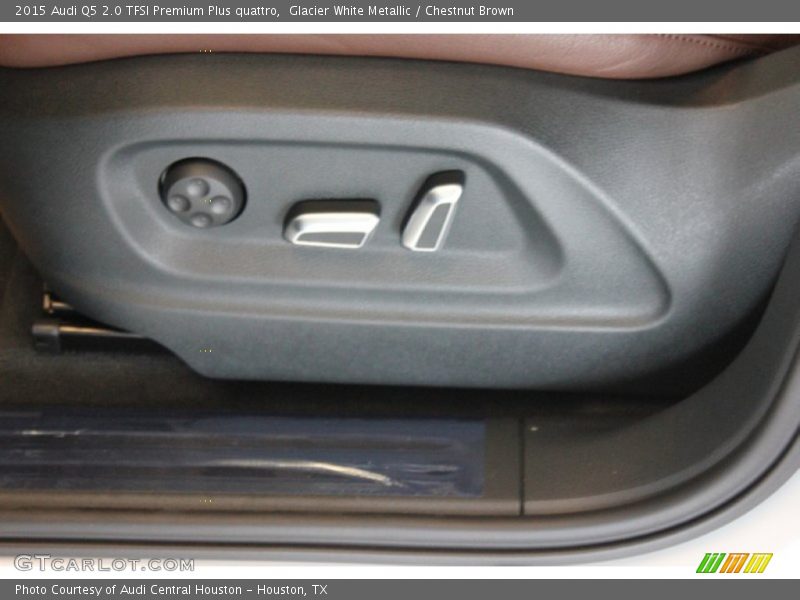 Glacier White Metallic / Chestnut Brown 2015 Audi Q5 2.0 TFSI Premium Plus quattro