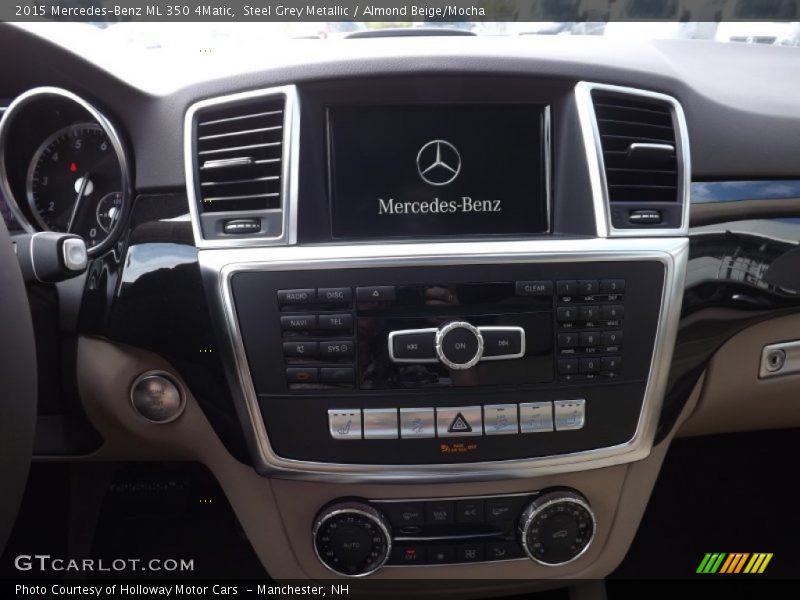 Steel Grey Metallic / Almond Beige/Mocha 2015 Mercedes-Benz ML 350 4Matic