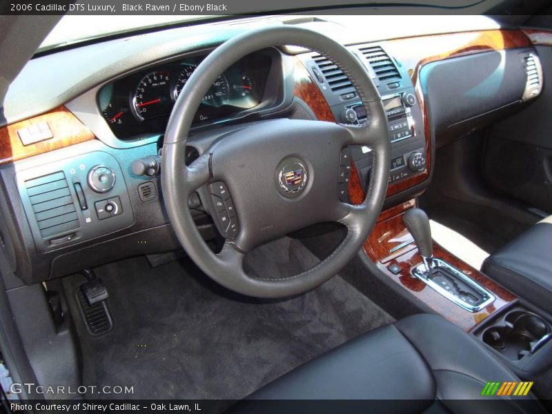Black Raven / Ebony Black 2006 Cadillac DTS Luxury