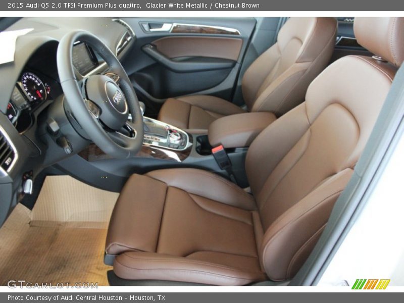 Glacier White Metallic / Chestnut Brown 2015 Audi Q5 2.0 TFSI Premium Plus quattro