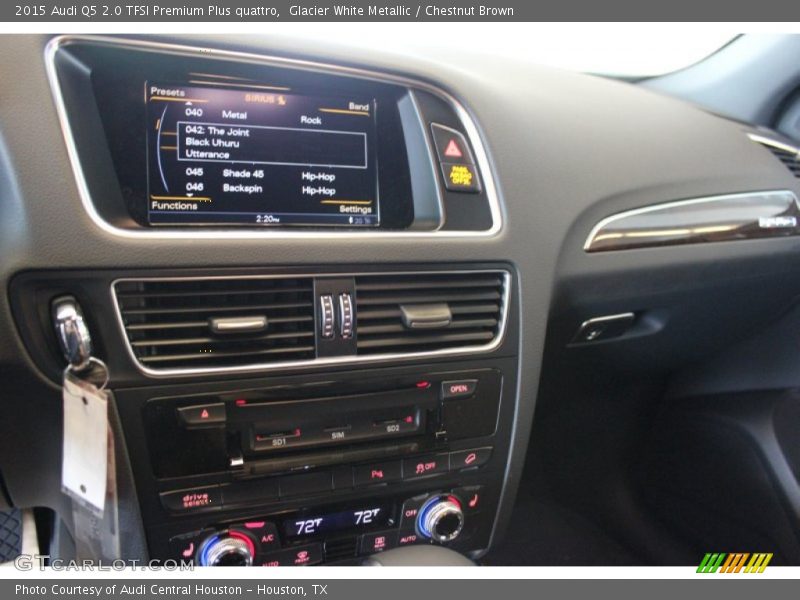 Glacier White Metallic / Chestnut Brown 2015 Audi Q5 2.0 TFSI Premium Plus quattro