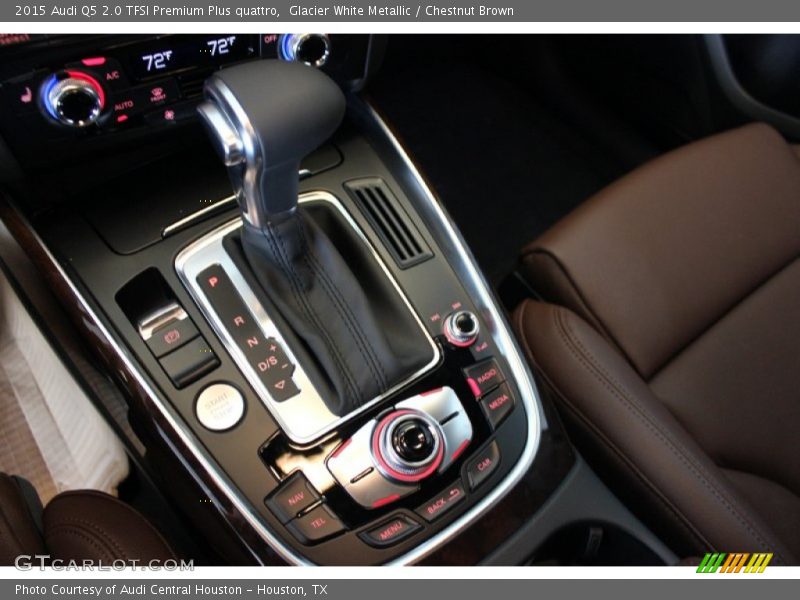 Glacier White Metallic / Chestnut Brown 2015 Audi Q5 2.0 TFSI Premium Plus quattro