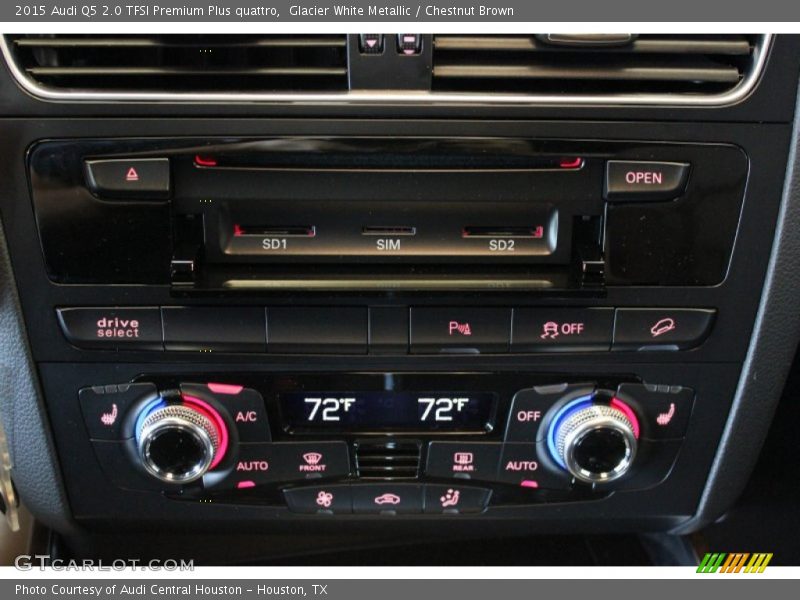 Glacier White Metallic / Chestnut Brown 2015 Audi Q5 2.0 TFSI Premium Plus quattro