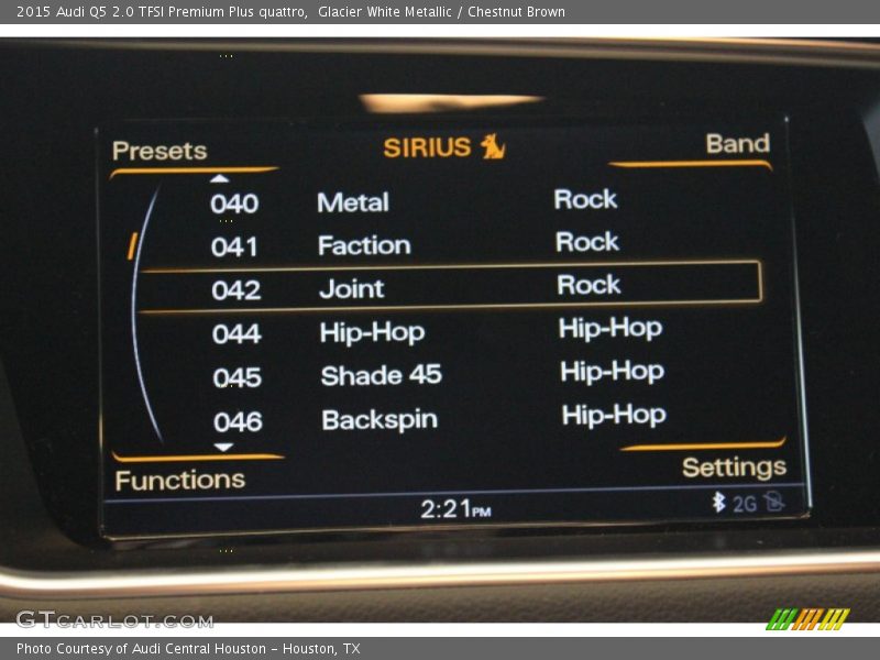 Glacier White Metallic / Chestnut Brown 2015 Audi Q5 2.0 TFSI Premium Plus quattro