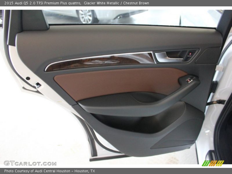 Glacier White Metallic / Chestnut Brown 2015 Audi Q5 2.0 TFSI Premium Plus quattro