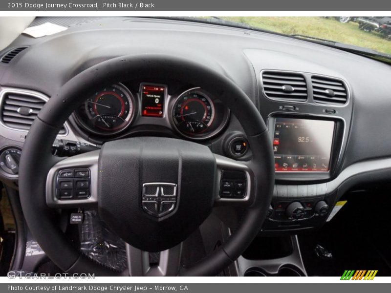 Pitch Black / Black 2015 Dodge Journey Crossroad