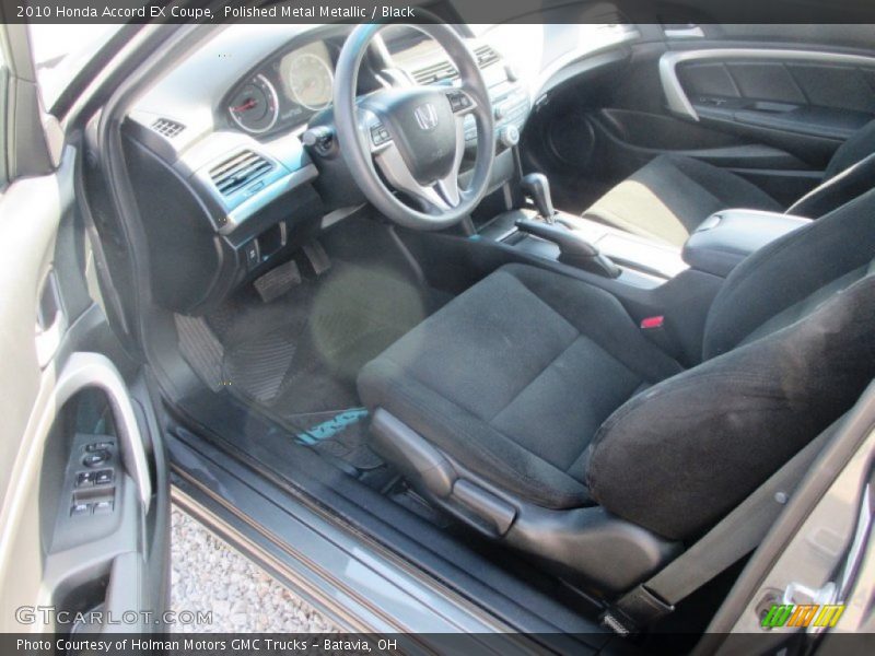 Polished Metal Metallic / Black 2010 Honda Accord EX Coupe