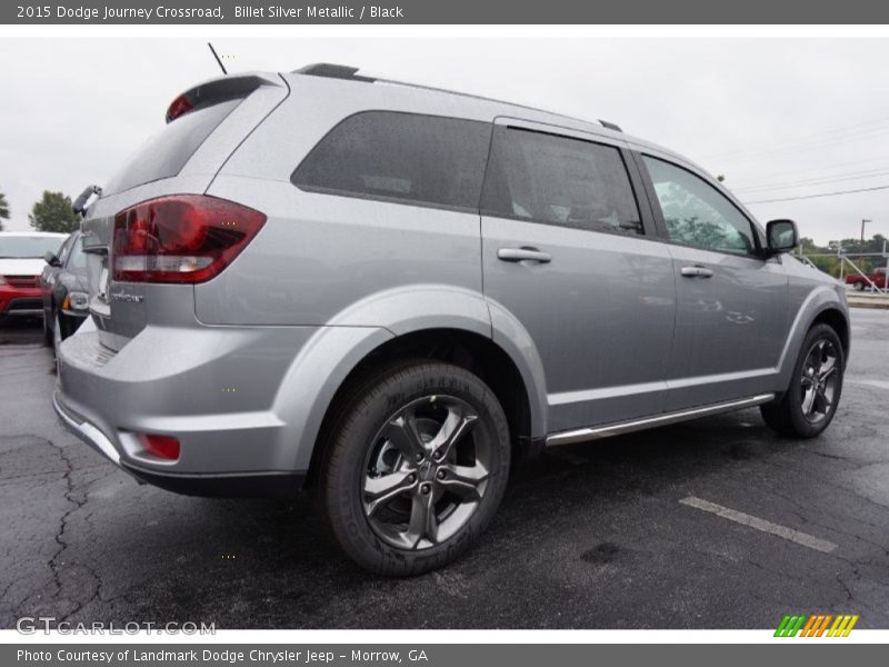 Billet Silver Metallic / Black 2015 Dodge Journey Crossroad