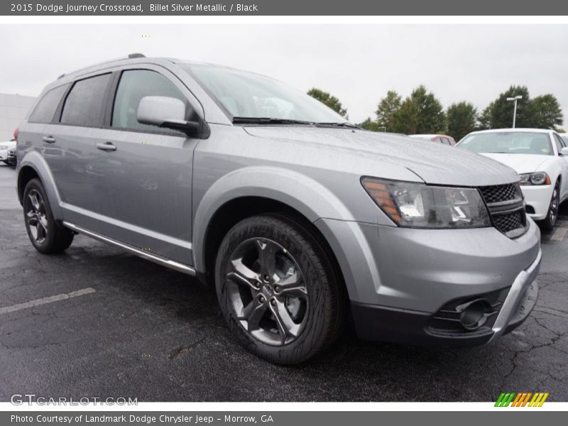 Billet Silver Metallic / Black 2015 Dodge Journey Crossroad