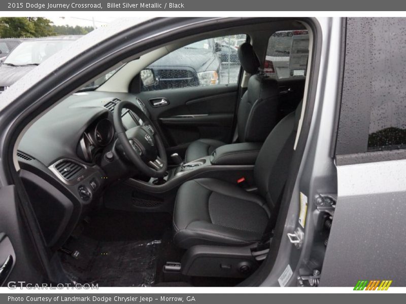 Billet Silver Metallic / Black 2015 Dodge Journey Crossroad