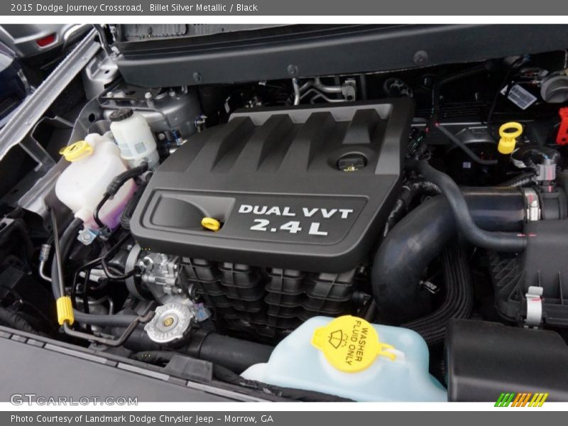 Billet Silver Metallic / Black 2015 Dodge Journey Crossroad