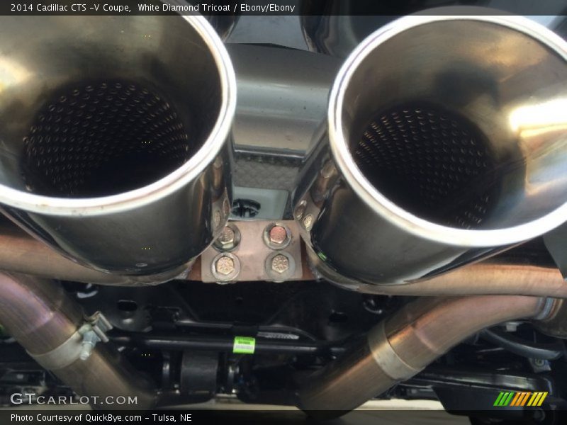 Exhaust of 2014 CTS -V Coupe