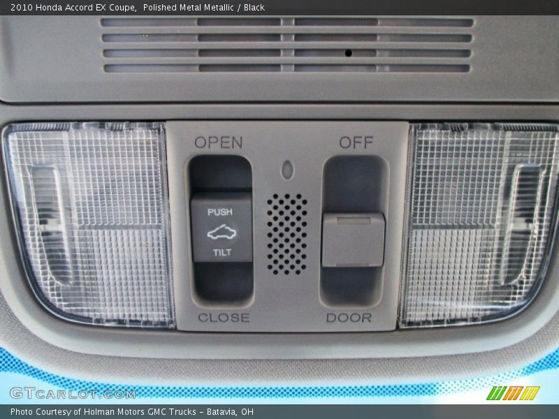 Polished Metal Metallic / Black 2010 Honda Accord EX Coupe